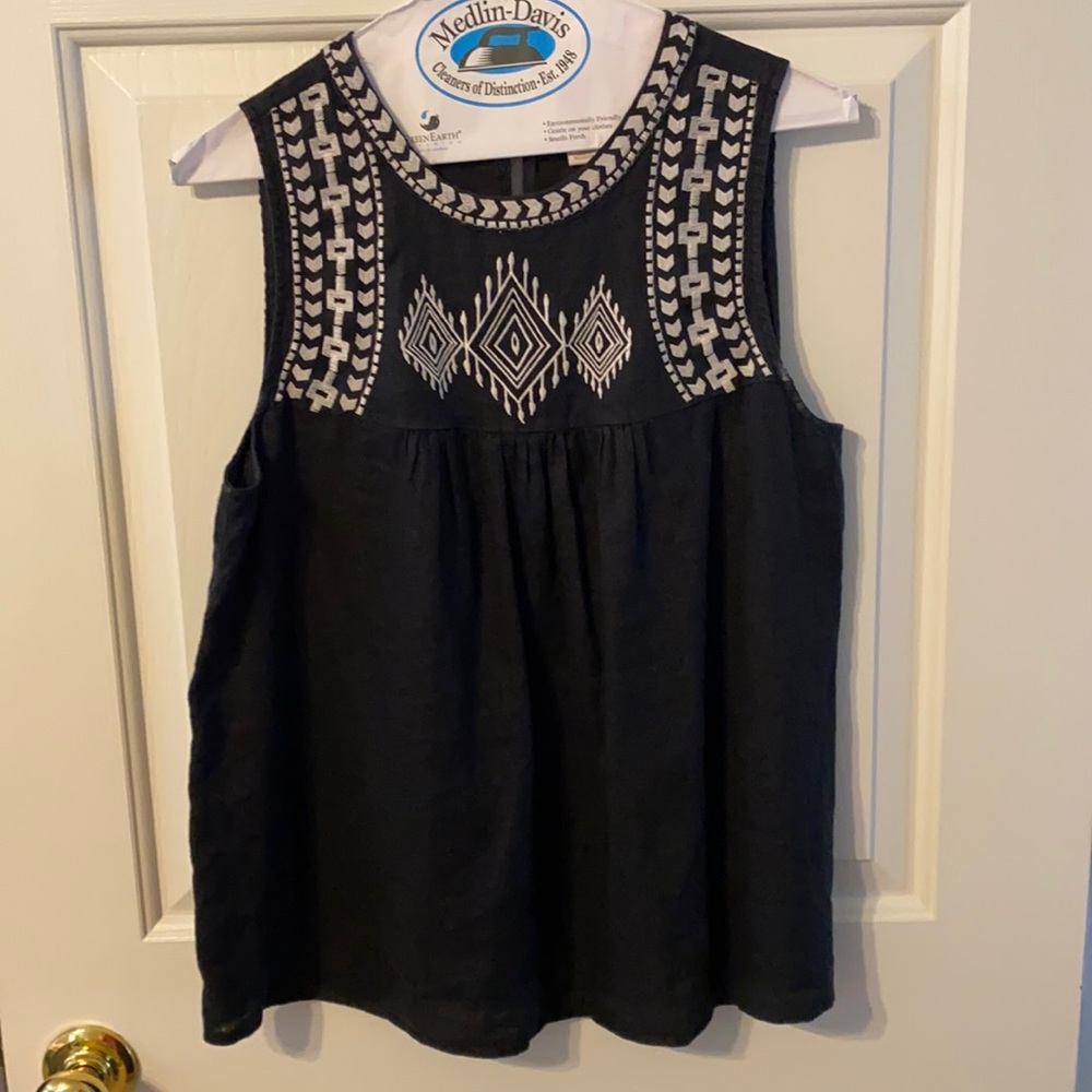 J.Crew sleeveless blouse. Size 8